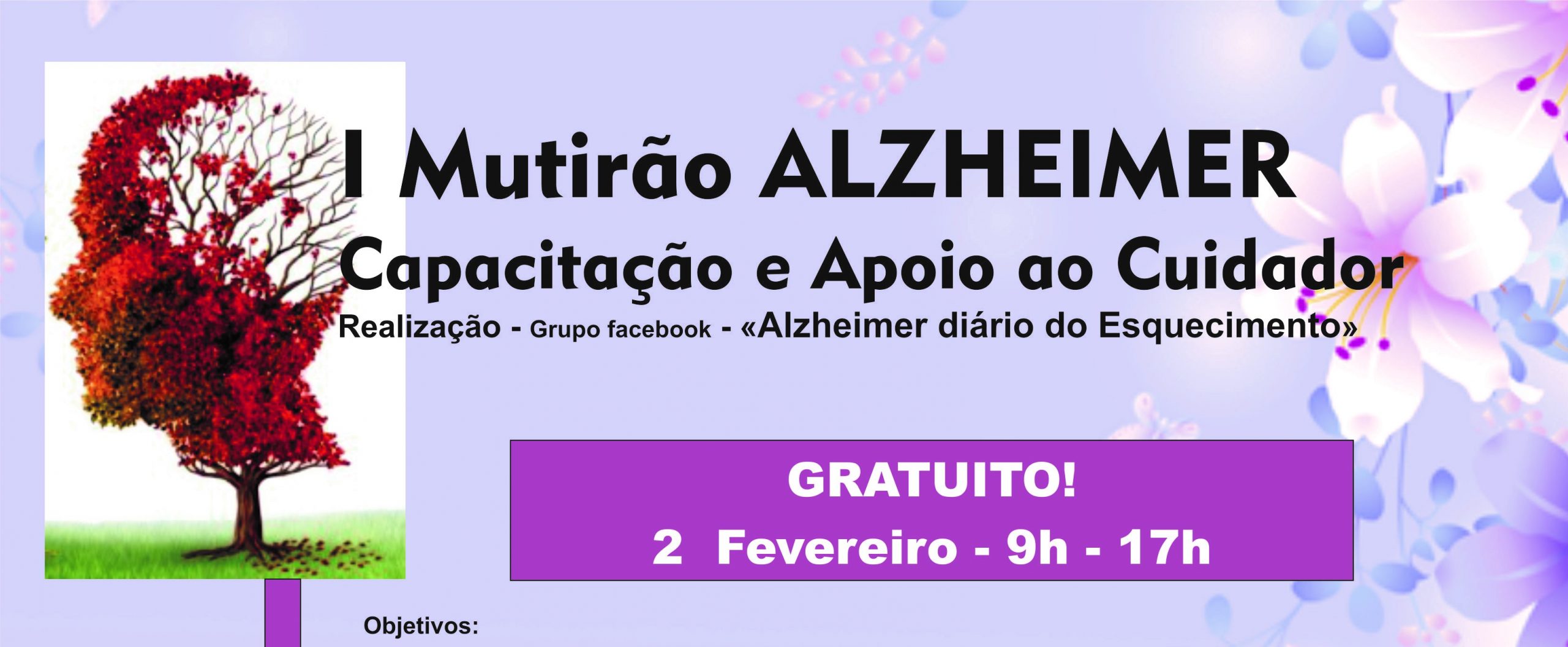 Mutirão de capacitação e apoio para cuidadores de Alzheimer
